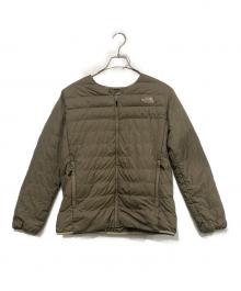 THE NORTH FACE（ザ ノース フェイス）の古着「ダウンカーディガン」｜ブラウン