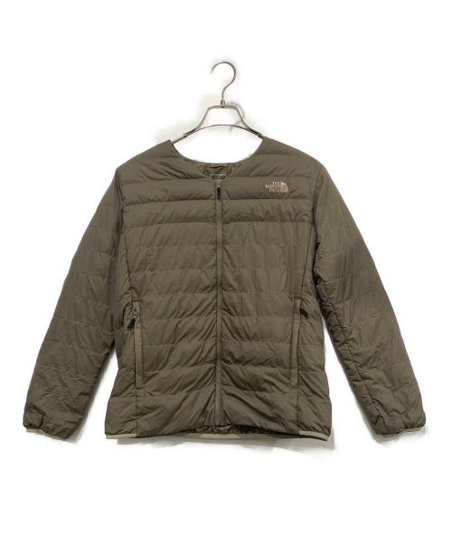 THE NORTH FACE（ザ ノース フェイス）THE NORTH FACE (ザ ノース フェイス) ダウンカーディガン ブラウン サイズ:Lの古着・服飾アイテム