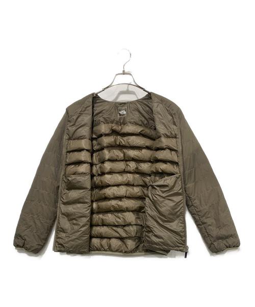 THE NORTH FACE（ザ ノース フェイス）THE NORTH FACE (ザ ノース フェイス) ダウンカーディガン ブラウン サイズ:Lの古着・服飾アイテム