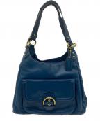 COACHコーチ）の古着「COACH ショルダーバッグ」｜ブルー