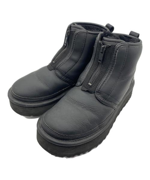 UGG（アグ）UGG (アグ) プラットホームブーツ ブラック サイズ:25cmの古着・服飾アイテム