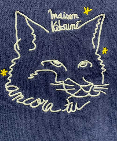 maison kitsune（メゾンキツネ）maison kitsune (メゾンキツネ) スウェット ネイビー サイズ:SIZE Mの古着・服飾アイテム