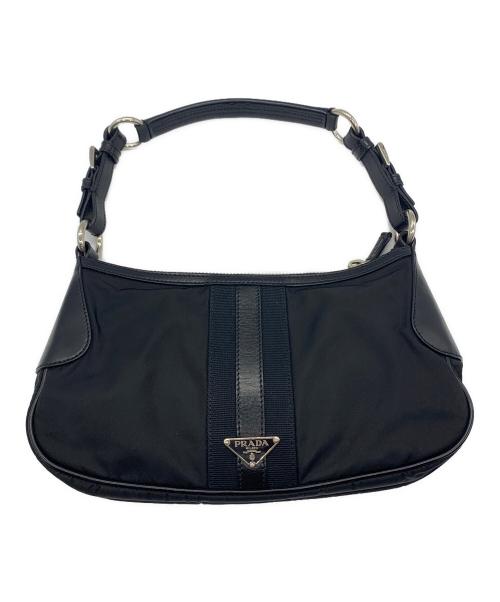 PRADA（プラダ）PRADA (プラダ) PRADA ナイロンワンショルダーバッグ ブラックの古着・服飾アイテム