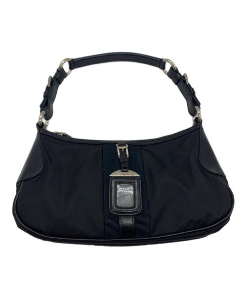 PRADA（プラダ）PRADA (プラダ) PRADA ナイロンワンショルダーバッグ ブラックの古着・服飾アイテム