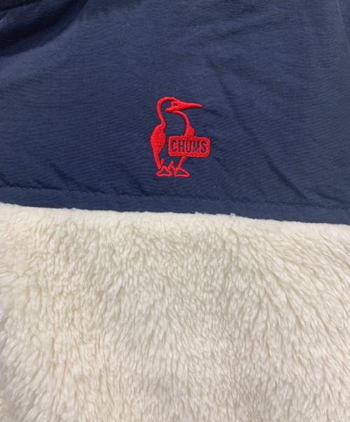CHUMS（チャムス）CHUMS (チャムス) ELMO FLEECE FULL ZIP PARKA ネイビー×ホワイト サイズ:SIZE M 未使用品の古着・服飾アイテム