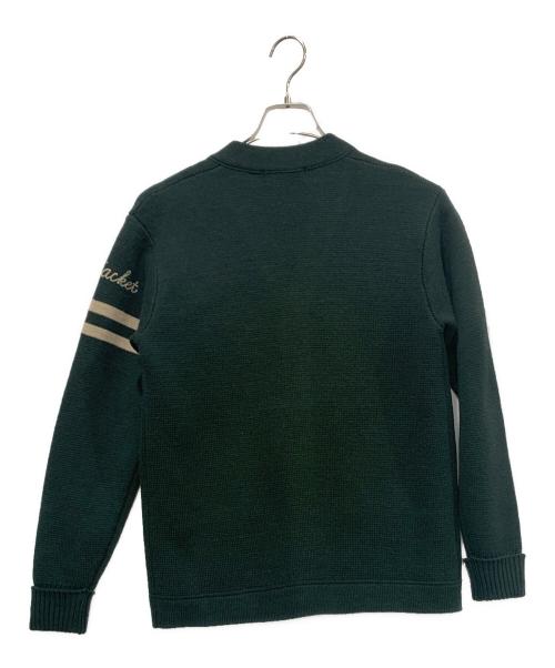 VAN（ヴァン）VAN  (ヴァン) レタードカーディガン グリーン サイズ:SIZE Mの古着・服飾アイテム