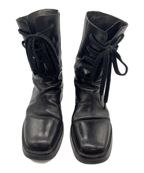 ANN DEMEULEMEESTER（アンドゥムルメステール）ANN DEMEULEMEESTER (アンドゥムルメステール) ブーツ ブラック サイズ:35の古着・服飾アイテム