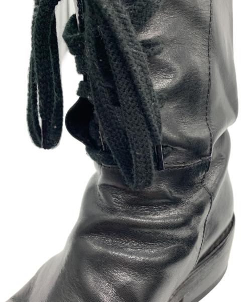 ANN DEMEULEMEESTER（アンドゥムルメステール）ANN DEMEULEMEESTER (アンドゥムルメステール) ブーツ ブラック サイズ:35の古着・服飾アイテム