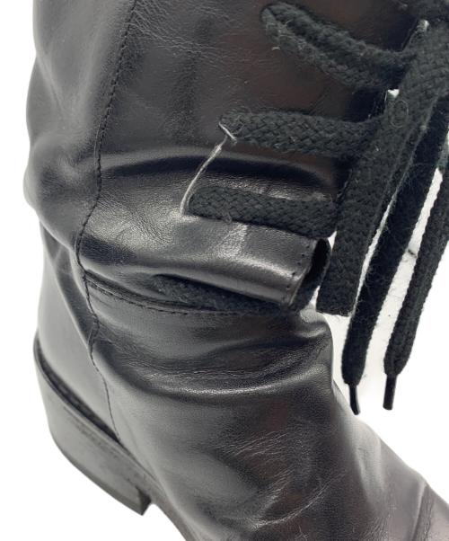 ANN DEMEULEMEESTER（アンドゥムルメステール）ANN DEMEULEMEESTER (アンドゥムルメステール) ブーツ ブラック サイズ:35の古着・服飾アイテム