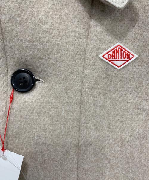 DANTON（ダントン）DANTON (ダントン) ウールライトパイルラウンドカラージャケット ベージュ サイズ:SIZE 38の古着・服飾アイテム