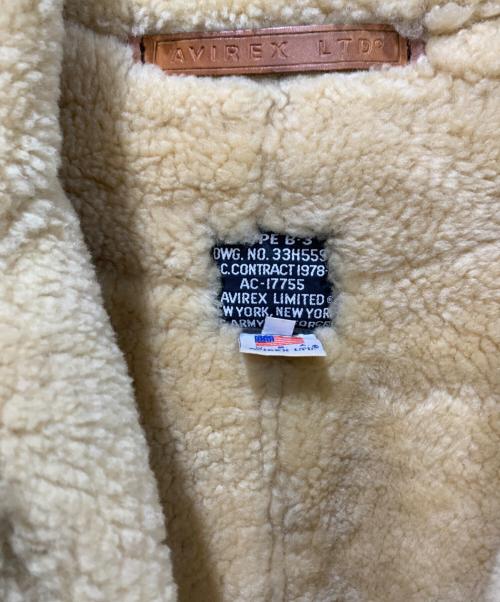 AVIREX（アヴィレックス）AVIREX (アヴィレックス) AVIREX　B-3フライトジャケット ブラウン サイズ:SIZE 36の古着・服飾アイテム