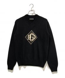 DOLCE & GABBANA（ドルチェ＆ガッバーナ）の古着「ウールニット」｜ブラック