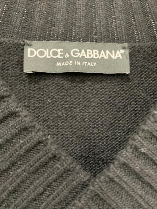 DOLCE & GABBANA（ドルチェ＆ガッバーナ）DOLCE & GABBANA (ドルチェ＆ガッバーナ) ウールニット ブラック サイズ:SIZE 50の古着・服飾アイテム