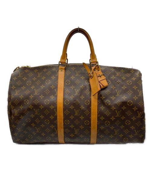 LOUIS VUITTON（ルイ ヴィトン）LOUIS VUITTON (ルイ ヴィトン) キーポル・バンドリエール55 ブラウンの古着・服飾アイテム