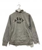 Champion REVERSE WEAVEチャンピオン リバース ウィーブ）の古着「プルオーバーパーカー」｜グレー