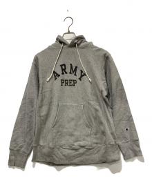 Champion REVERSE WEAVE（チャンピオン リバース ウィーブ）の古着「プルオーバーパーカー」｜グレー