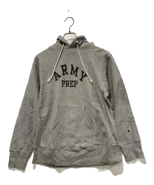 Champion REVERSE WEAVE（チャンピオン リバース ウィーブ）Champion REVERSE WEAVE (チャンピオン リバース ウィーブ) プルオーバーパーカー グレー サイズ: XLの古着・服飾アイテム