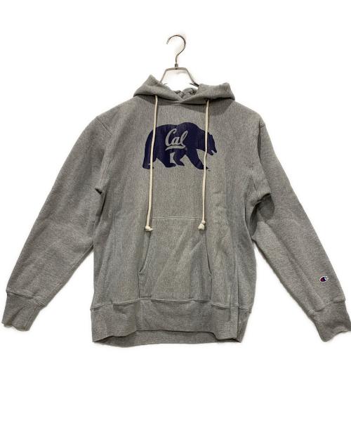 Champion REVERSE WEAVE（チャンピオン リバース ウィーブ）Champion REVERSE WEAVE (チャンピオン リバース ウィーブ) プルオーバーパーカー グレー サイズ: XXLの古着・服飾アイテム
