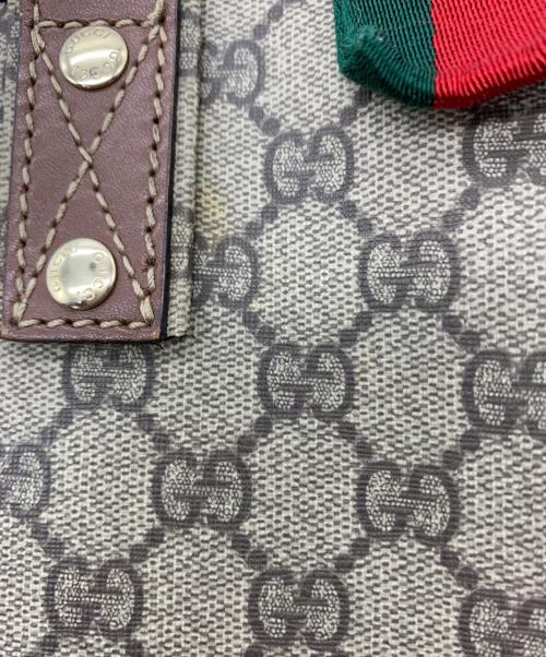 GUCCI（グッチ）GUCCI (グッチ) トートバッグ ベージュ×ブラウンの古着・服飾アイテム