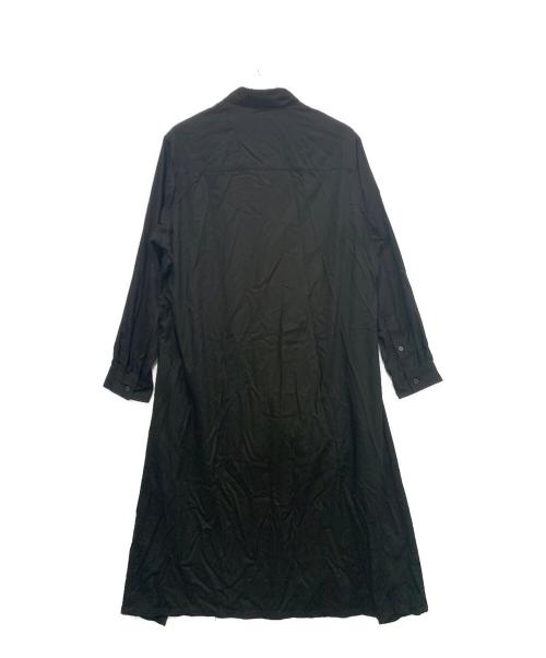 GROUND Y（グラウンドワイ）GROUND Y (グラウンドワイ) TR VIYELLA BACK LONG SHIRT ブラック サイズ:SIZE 3の古着・服飾アイテム