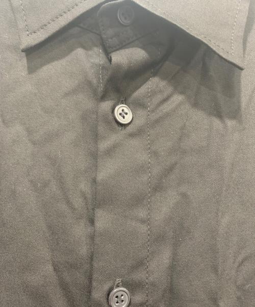 GROUND Y（グラウンドワイ）GROUND Y (グラウンドワイ) TR VIYELLA BACK LONG SHIRT ブラック サイズ:SIZE 3の古着・服飾アイテム