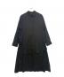 GROUND Y（グラウンドワイ）の古着「TR VIYELLA BACK LONG SHIRT」｜ブラック