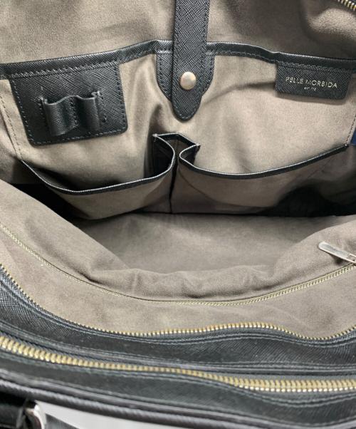 PELLE MORBIDA（ペッレモルビダ）PELLE MORBIDA (ペッレモルビダ) ハンドバッグ ブラックの古着・服飾アイテム
