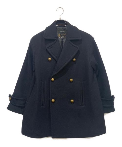 JOURNAL STANDARD（ジャーナルスタンダード）JOURNAL STANDARD (ジャーナルスタンダード) ダブルクロスPコート ネイビー サイズ:36の古着・服飾アイテム