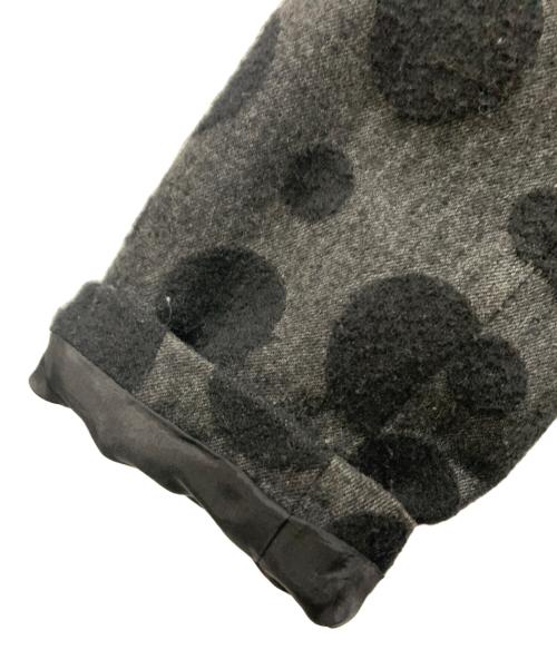 BLACK COMME des GARCONS（ブラックコムデギャルソン）BLACK COMME des GARCONS (ブラックコムデギャルソン) ロングコート グレー×ブラック サイズ:SIZE XLの古着・服飾アイテム
