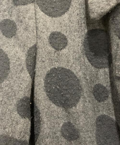 BLACK COMME des GARCONS（ブラックコムデギャルソン）BLACK COMME des GARCONS (ブラックコムデギャルソン) ロングコート グレー×ブラック サイズ:SIZE XLの古着・服飾アイテム