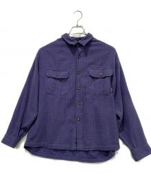 Patagonia（パタゴニア）の古着「ヘビーフランネルシャツ 」｜ブルー