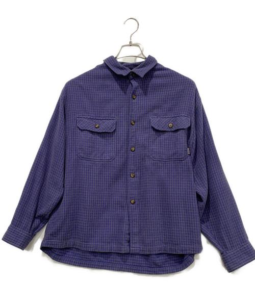 Patagonia（パタゴニア）Patagonia (パタゴニア) ヘビーフランネルシャツ  ブルー サイズ:Мの古着・服飾アイテム