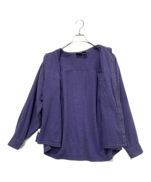 Patagonia（パタゴニア）Patagonia (パタゴニア) ヘビーフランネルシャツ  ブルー サイズ:Мの古着・服飾アイテム