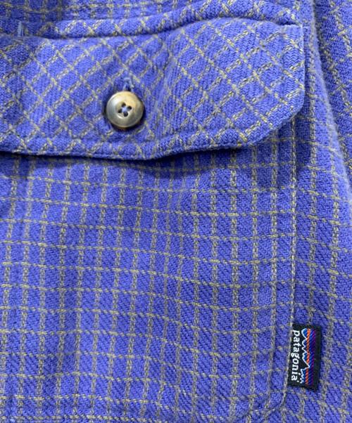 Patagonia（パタゴニア）Patagonia (パタゴニア) ヘビーフランネルシャツ  ブルー サイズ:Мの古着・服飾アイテム
