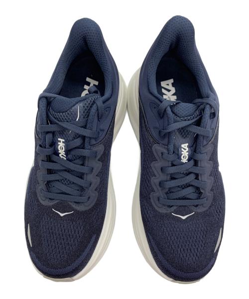 HOKA（ホカ）HOKA (ホカ) BONDI 9 ネイビー×ホワイト サイズ:25.5cmの古着・服飾アイテム
