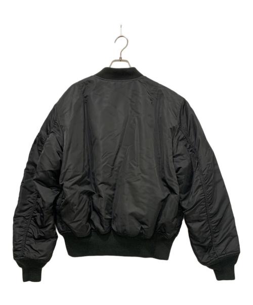 ALPHA INDUSTRIES（アルファインダストリーズ）ALPHA INDUSTRIES (アルファインダストリーズ) MA-1ジャケット ブラック サイズ:Lの古着・服飾アイテム
