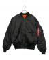 ALPHA INDUSTRIES（アルファインダストリーズ）の古着「MA-1ジャケット」｜ブラック