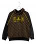 FENDI（フェンディ）の古着「プルオーバーパーカー」｜ブラウン×ブラック