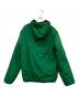 SUPREME (シュプリーム) reversible hooded puffy jacket ブラック×グリーン サイズ:SIZE M：15000円