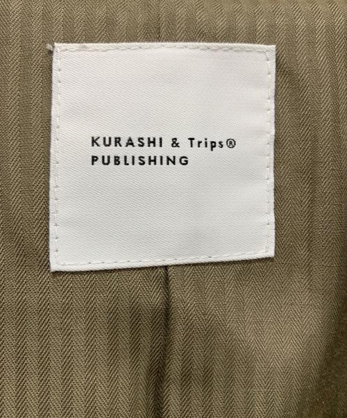kurashi&trips publishing（クラシアンドトリップス パブリッシング）kurashi&trips publishing (クラシアンドトリップス パブリッシング) トレンチコート ベージュ サイズ: Mの古着・服飾アイテム