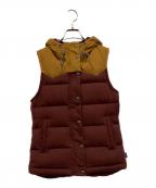 Patagoniaパタゴニア）の古着「ダウンベスト」｜ブラウン×イエロー