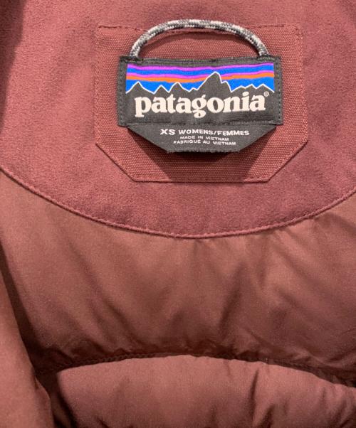 Patagonia（パタゴニア）Patagonia (パタゴニア) ダウンベスト ブラウン×イエロー サイズ:SIZE XSの古着・服飾アイテム