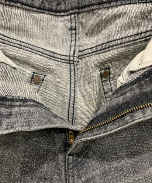 JELADO（ジェラード）JELADO (ジェラード) ダメージ加工クラッシュパッチワークリメイクストレート ブラック サイズ:SIZE 3の古着・服飾アイテム