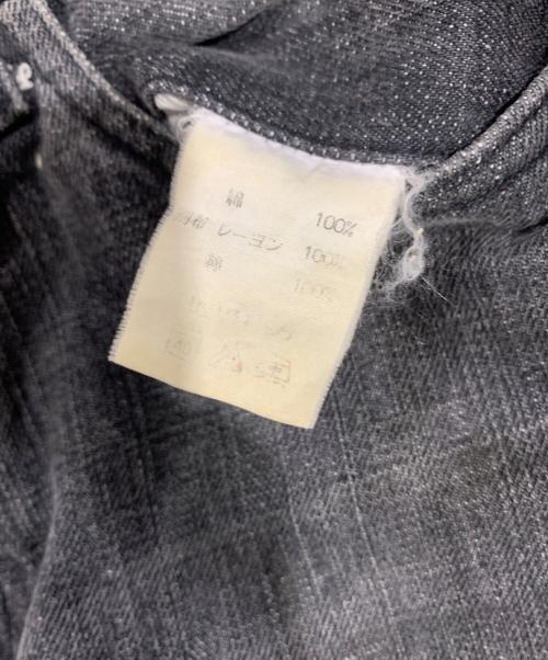 JELADO（ジェラード）JELADO (ジェラード) ダメージ加工クラッシュパッチワークリメイクストレート ブラック サイズ:SIZE 3の古着・服飾アイテム