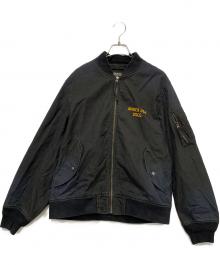 AVIREX（アヴィレックス）の古着「COTTON LIGHT MA-1ジャケット」｜ブラック