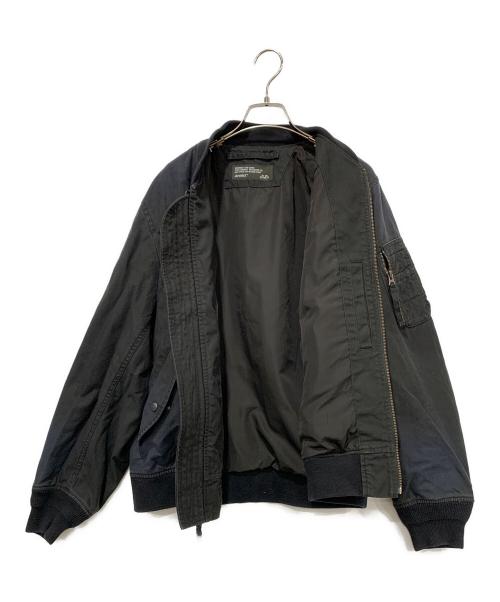 AVIREX（アヴィレックス）AVIREX (アヴィレックス) COTTON LIGHT MA-1ジャケット ブラック サイズ:SIZE Lの古着・服飾アイテム