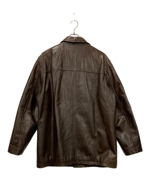 GAP（ギャップ）GAP (ギャップ) レザーコート ブラウン サイズ:SIZE XLの古着・服飾アイテム
