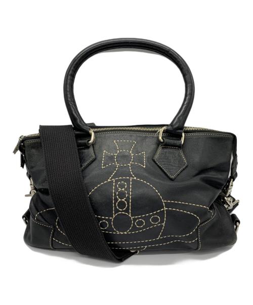 Vivienne Westwood（ヴィヴィアンウエストウッド）Vivienne Westwood (ヴィヴィアンウエストウッド) 2WAYバッグ ブラックの古着・服飾アイテム