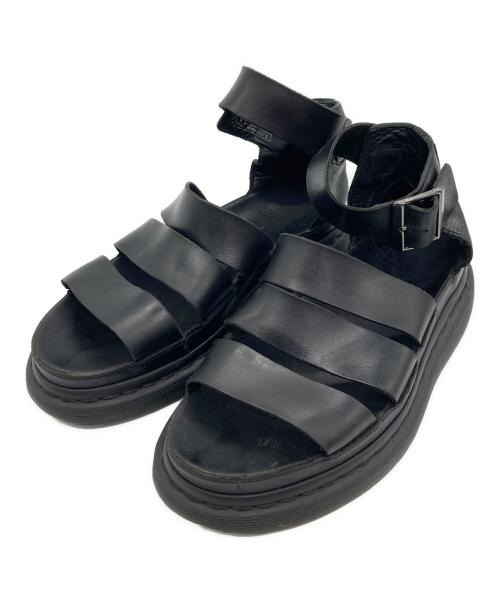 Dr.Martens（ドクターマーチン）Dr.Martens (ドクターマーチン) CLARISSA　レザーサンダル ブラック サイズ:SIZE UK4の古着・服飾アイテム