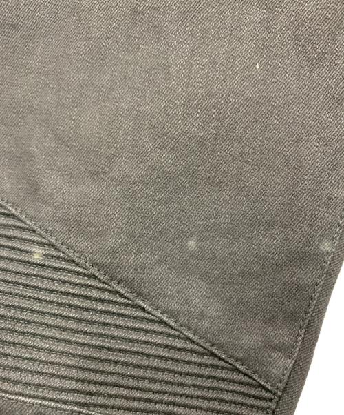 BALMAIN（バルマン）BALMAIN (バルマン) バイカーリジットデニムパンツ ブラック サイズ:SIZE 73.5cm (W29)の古着・服飾アイテム
